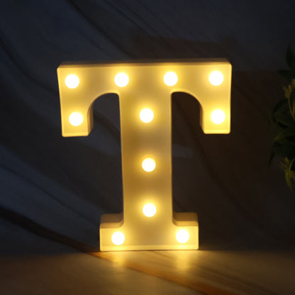 Decorative LED Marquee Alphabet Letter Light “T” (1 Pc) signaturekarts