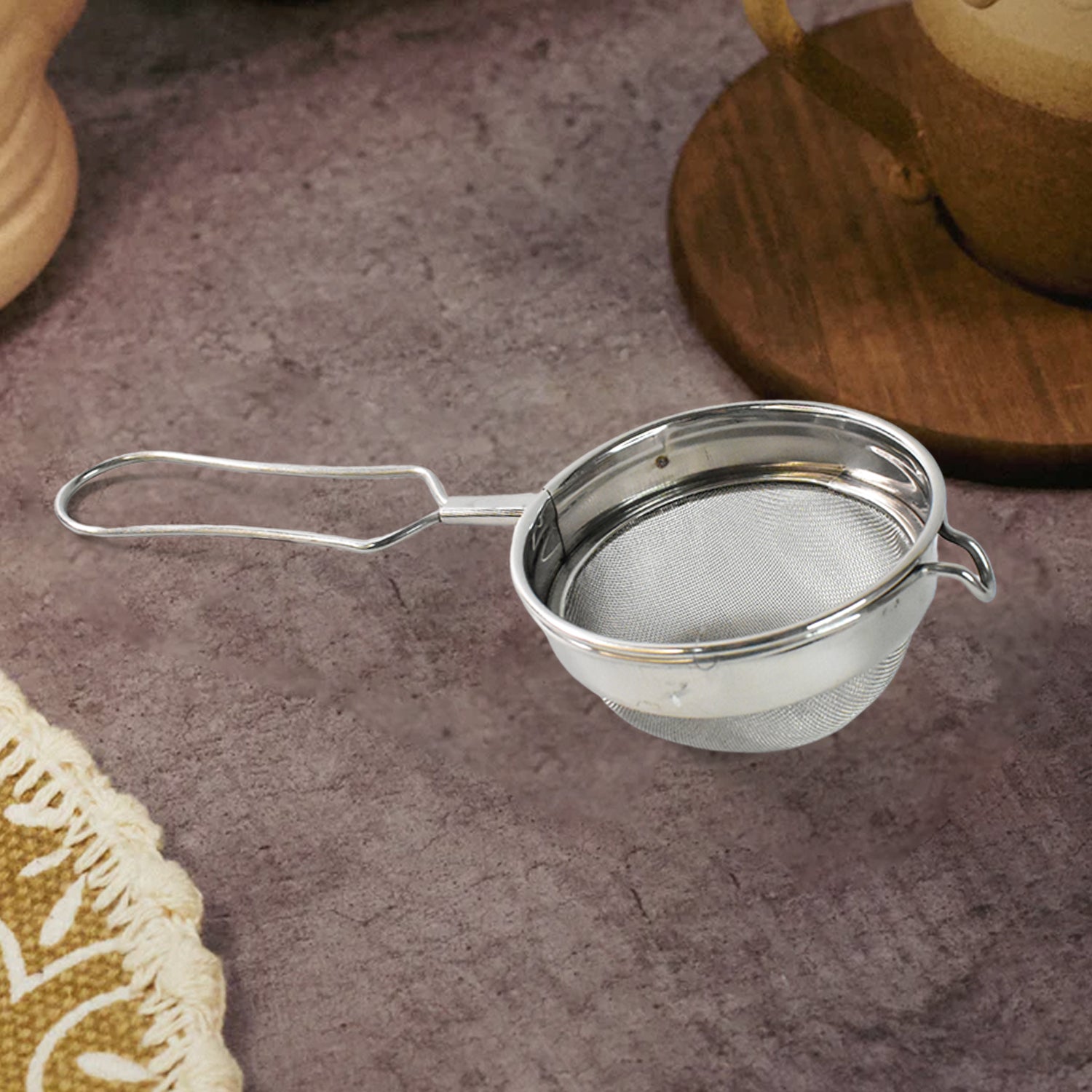 Apex Morning Stainless Steel Tea and Coffee Strainer Signature kart