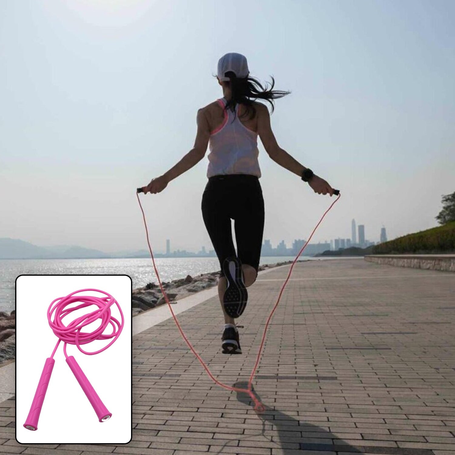 3m Plastic Adjustable Jump Rope: High-Speed Skipping, Crossfit, Fitness signaturekarts