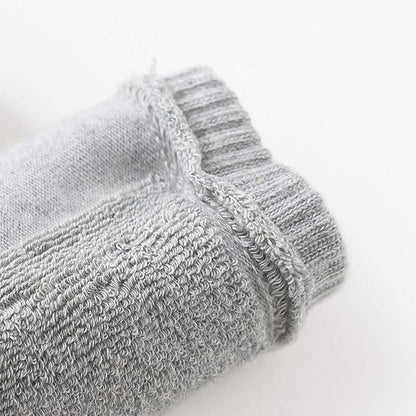 Light Grey Toddler Wool Knit Leg Warmer (Knee Guard) Signature Kart