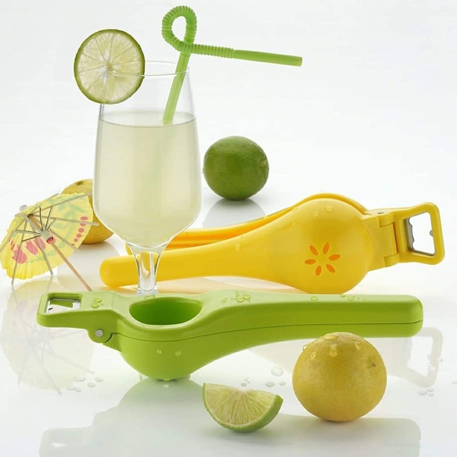 Kitchen 2 in 1 Unbreakable Lemon Squeezer and Bottle Opener (1 Pc) signaturekarts