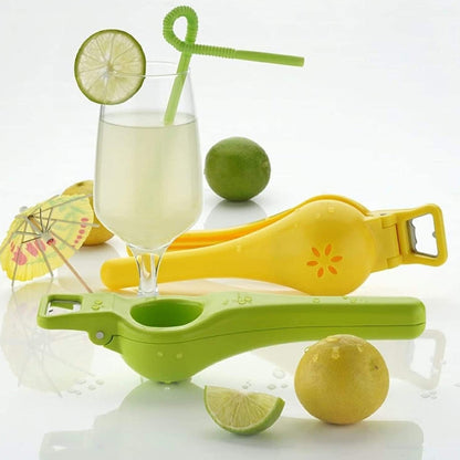 Kitchen 2 in 1 Unbreakable Lemon Squeezer and Bottle Opener (1 Pc) signaturekarts