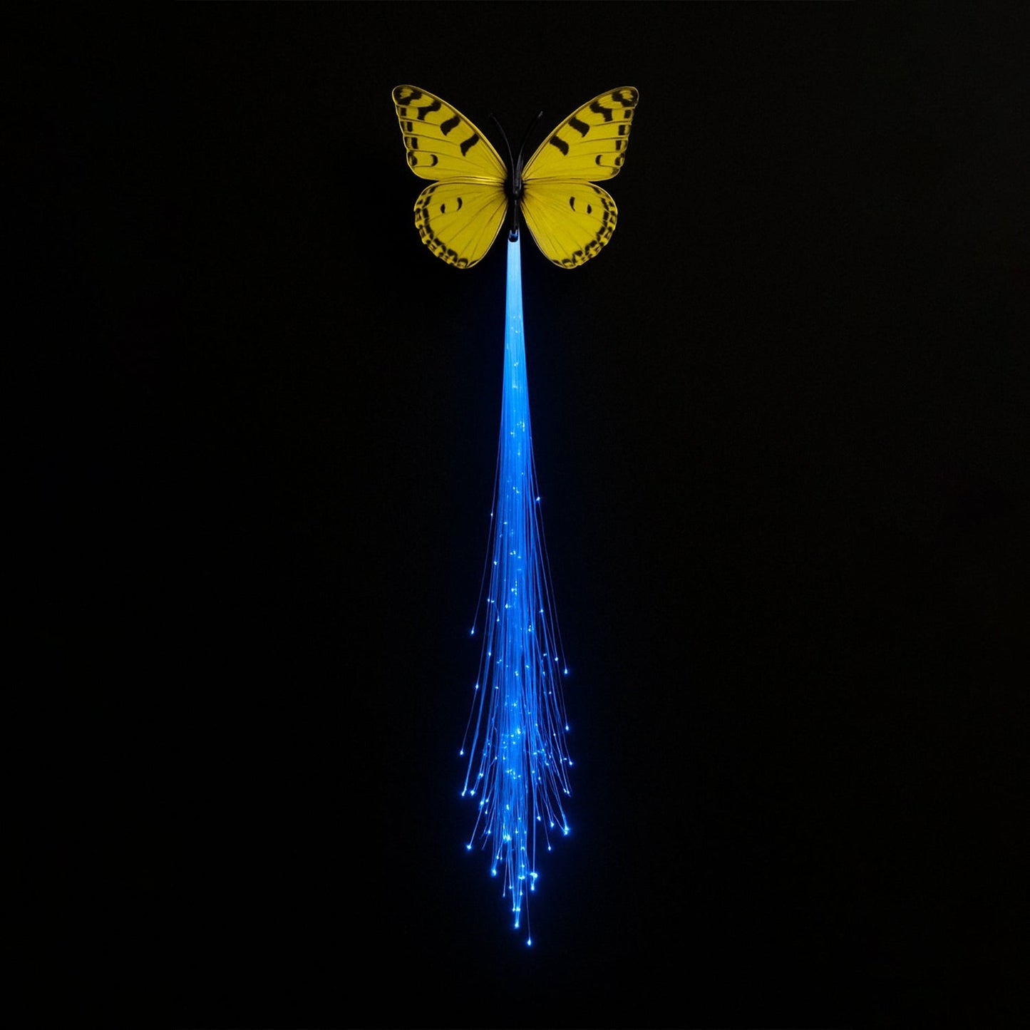 LED Butterfly Hair Braid Clip (Mix Color, 1 Pc) Signature kart