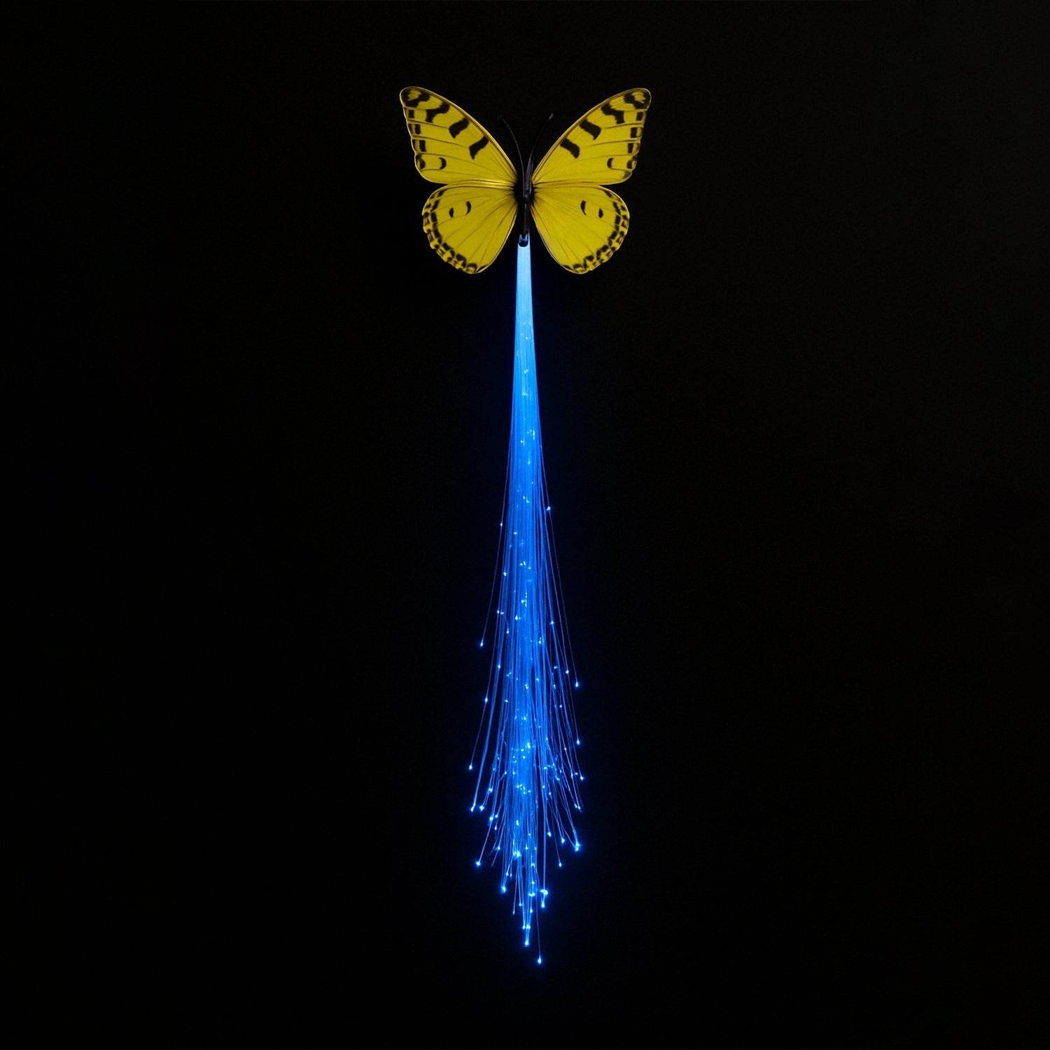 LED Butterfly Hair Braid Clip (Mix Color, 1 Pc) Signature kart
