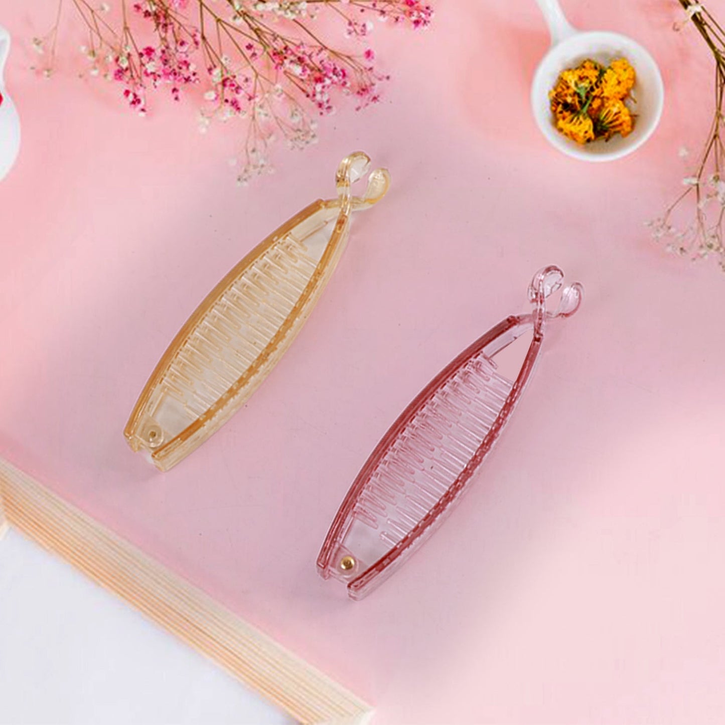 Plastic Hair Claw Clips Strong Clips (1 Pc / Mix Color), Hair accessories Signature kart