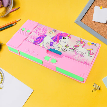 Multi Purpose Gadget Jumbo Pencil Box Compass signaturekarts