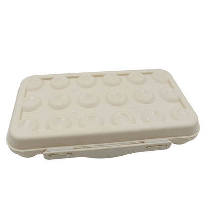18 Grid Egg Holder Storage, Shock-Proof Egg Container with Buckle signaturekarts