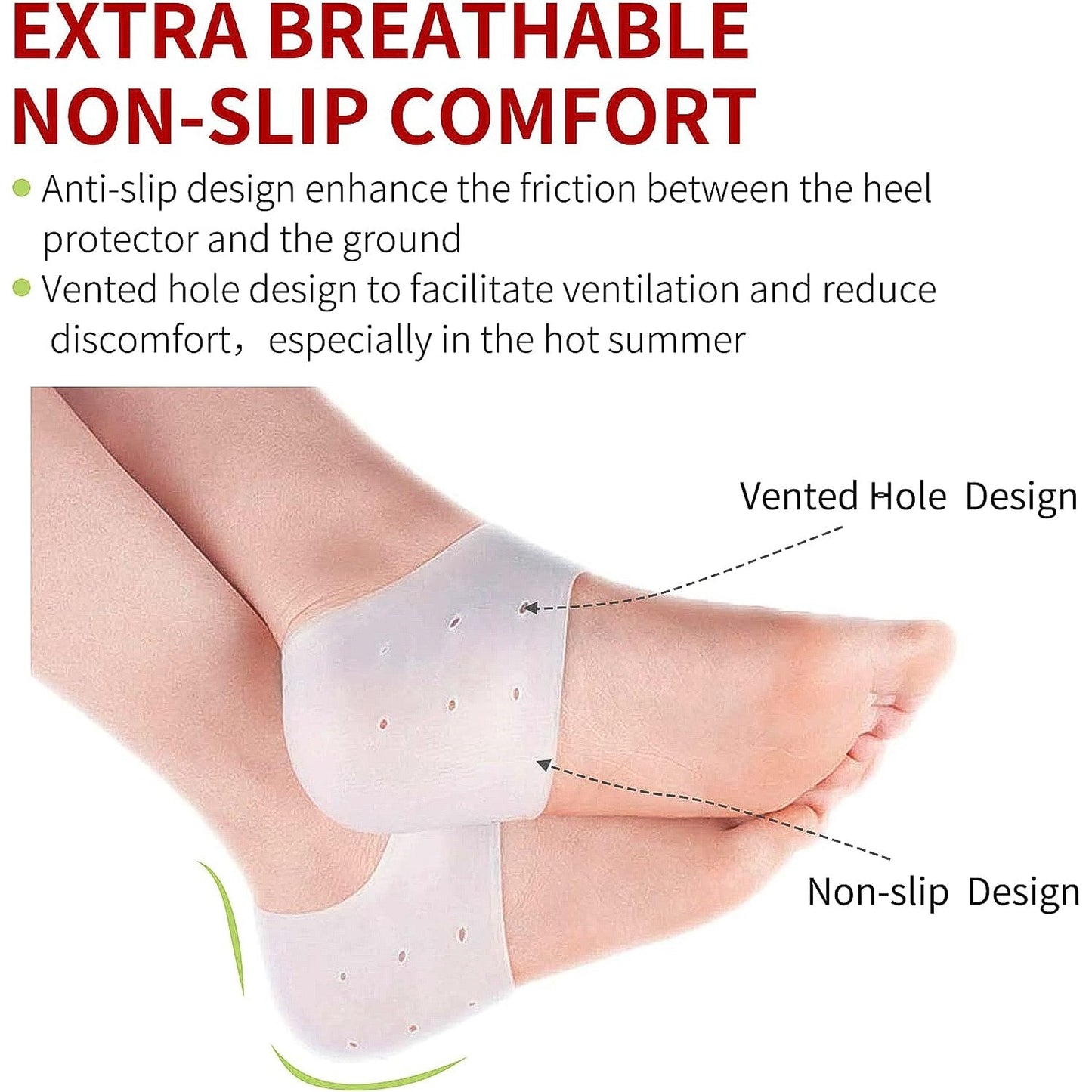 Kid Silicone Heel Protectors (1 Pair) Signature Kart