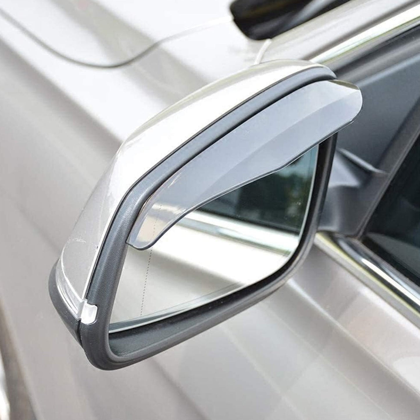 1 Pair Mirror Rain Protector Car Rearview Mirror Rain Blades Car Back Mirror Eyebrow Rain Cover Car Rearview Mirror Eyebrow Covers Flexible Protection Rainproof Decoration Accessories (2 Pcs set) signaturekarts