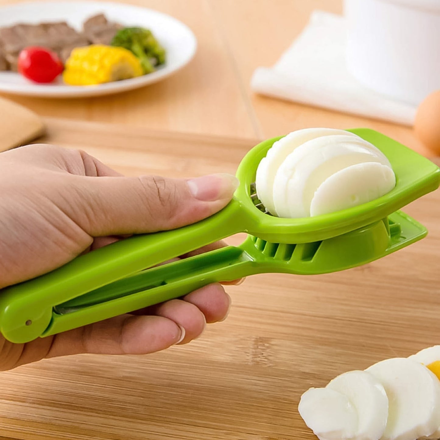 Multipurpose Slicer with Seven Blades Stainless Slicer for Strawberry Tomato Cutter signaturekarts