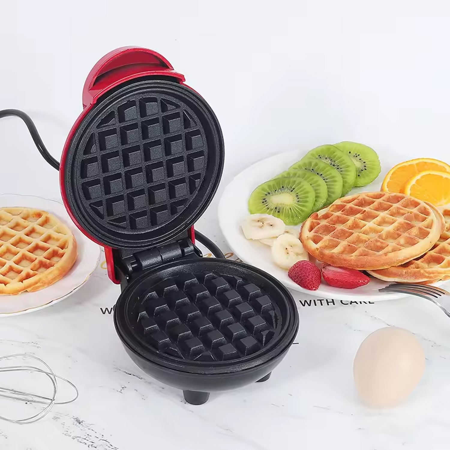 Mini Waffle Maker Machine Waffle Iron signaturekarts