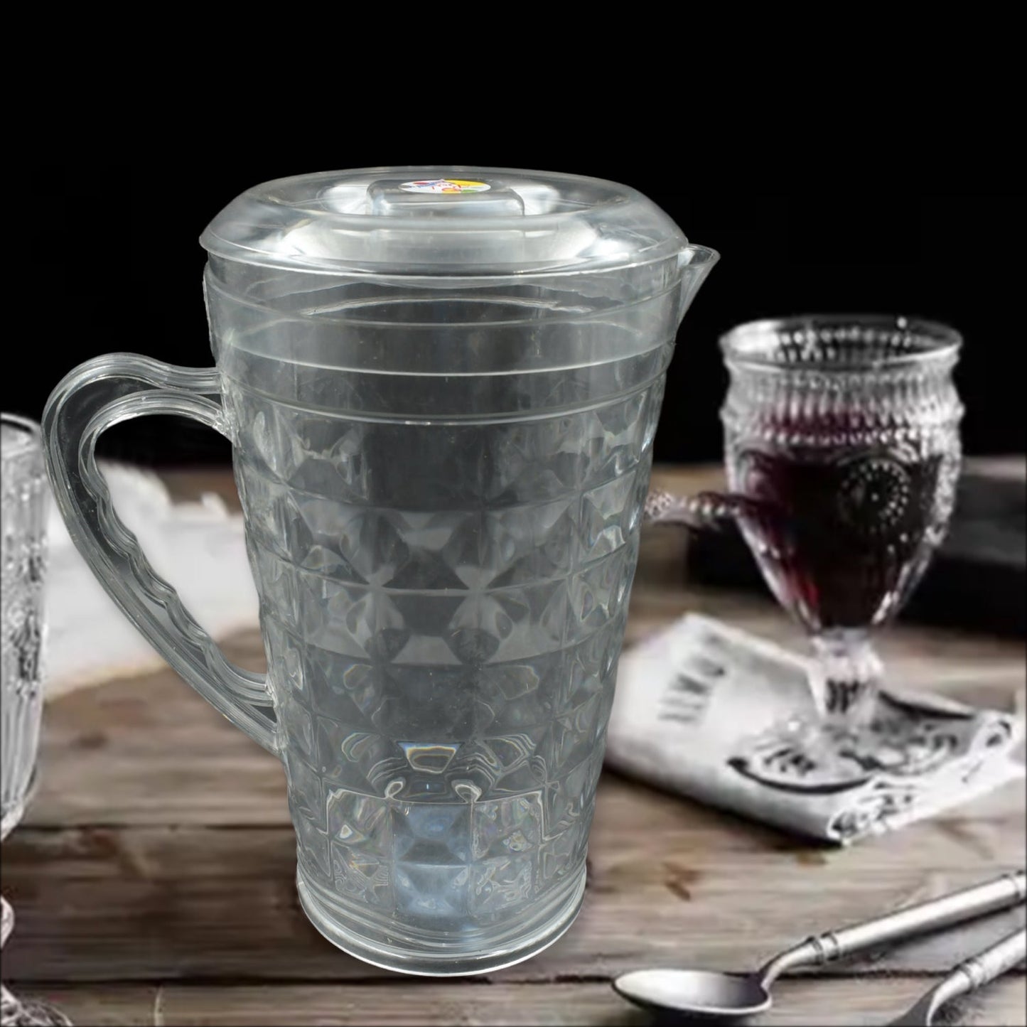 Mocktail Pet Jug Plastic Jug With lid signaturekarts