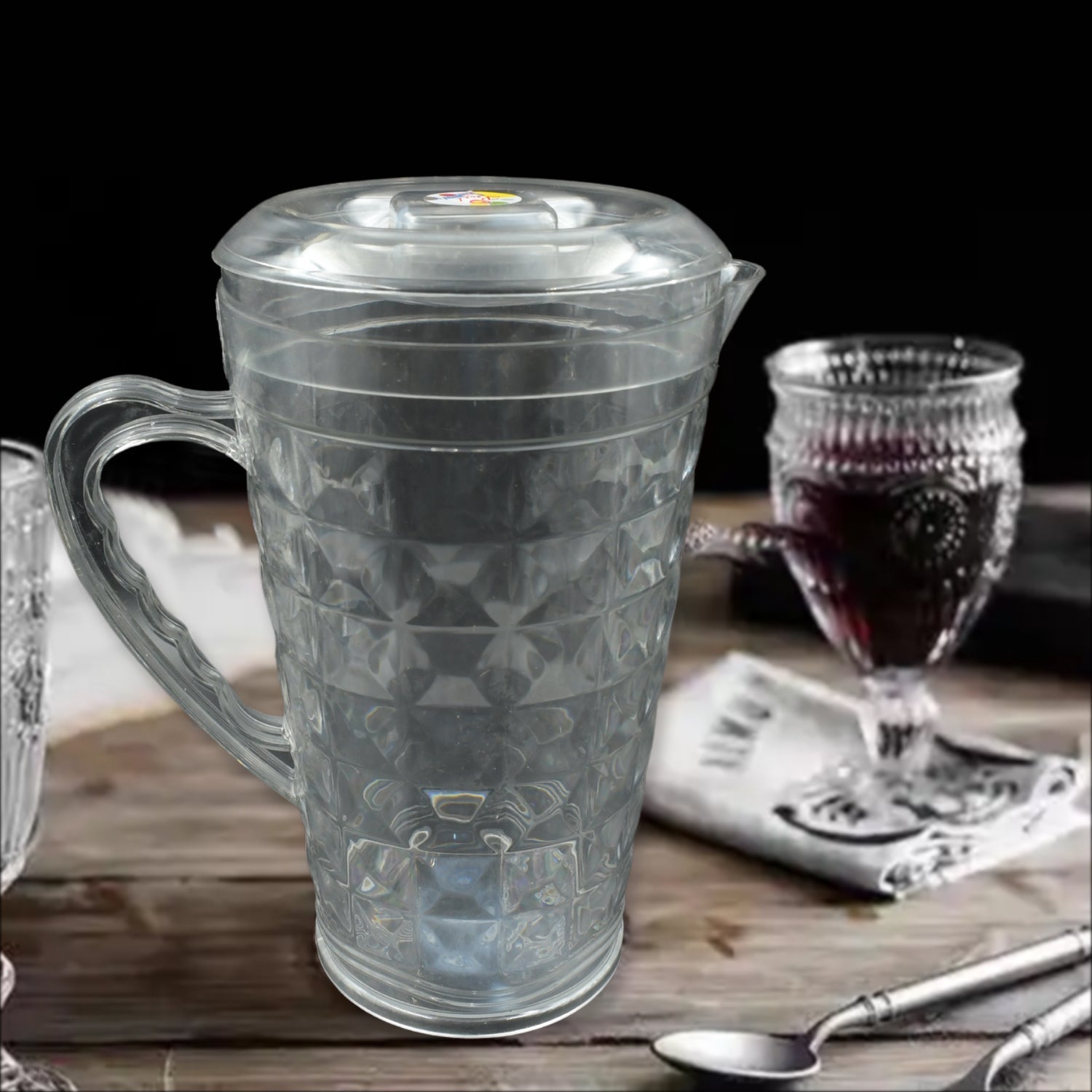 Mocktail Pet Jug Plastic Jug With lid signaturekarts