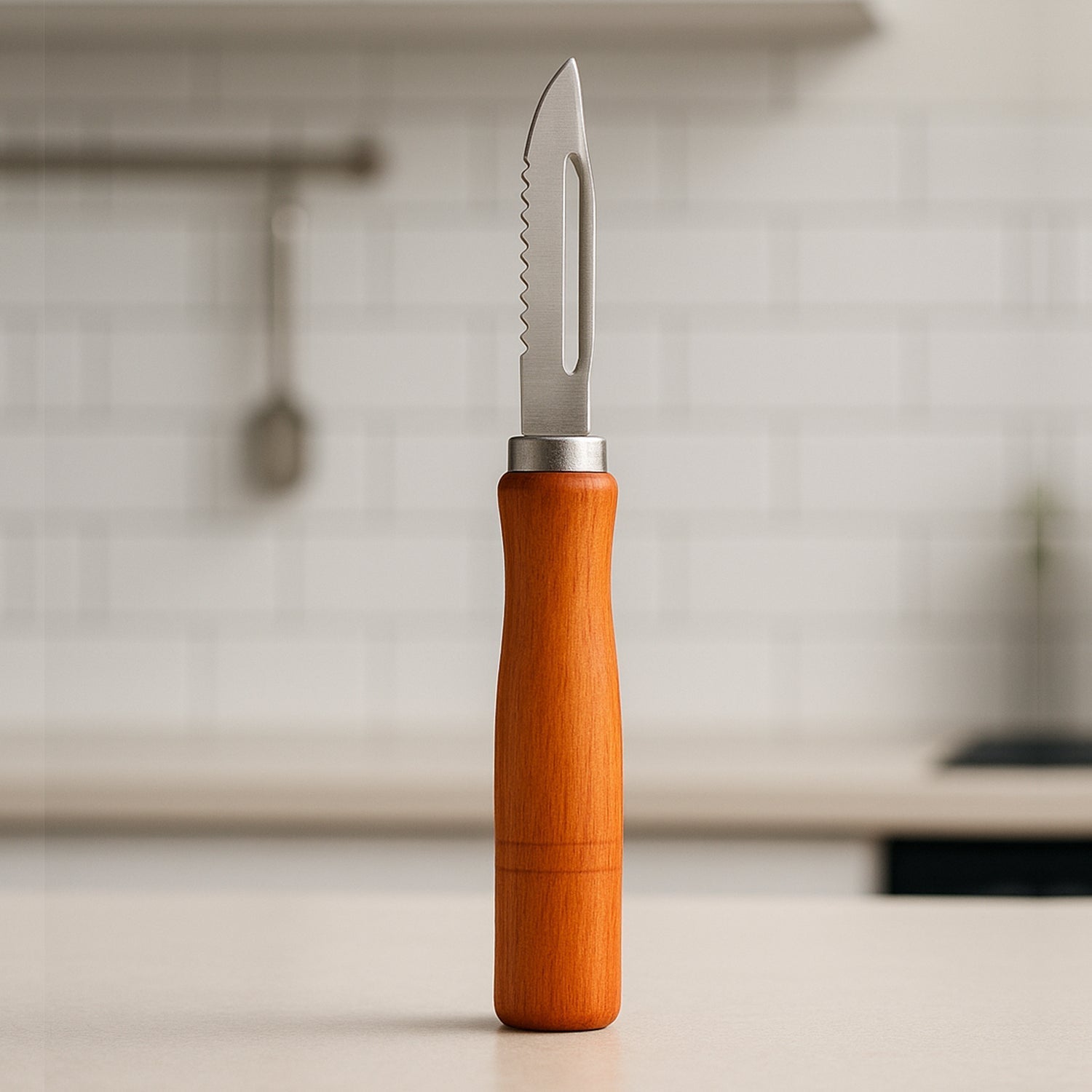 Wooden Handle and Stainless Steel Vegetable Peeler Signature Kart