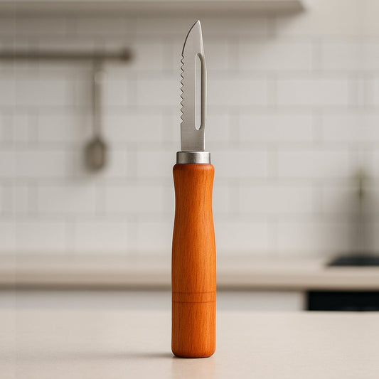 Wooden Handle and Stainless Steel Vegetable Peeler Signature Kart