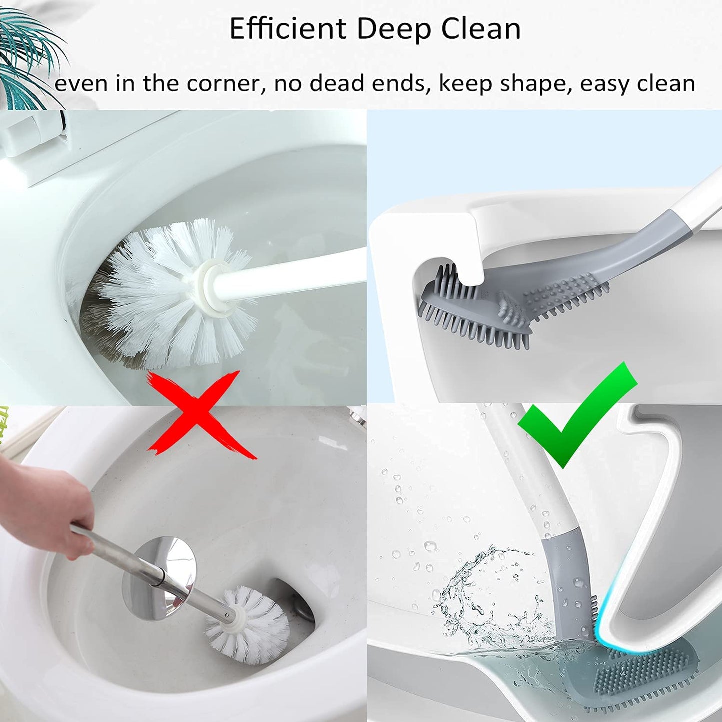 Golf Shape Toilet Cleaner Brush For Bathroom Use signaturekarts