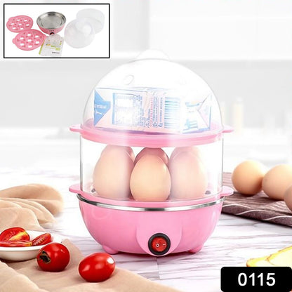 Egg Boiler / Poacher / Cooker / Electric Steamer (2 Layer) Signaturekarts