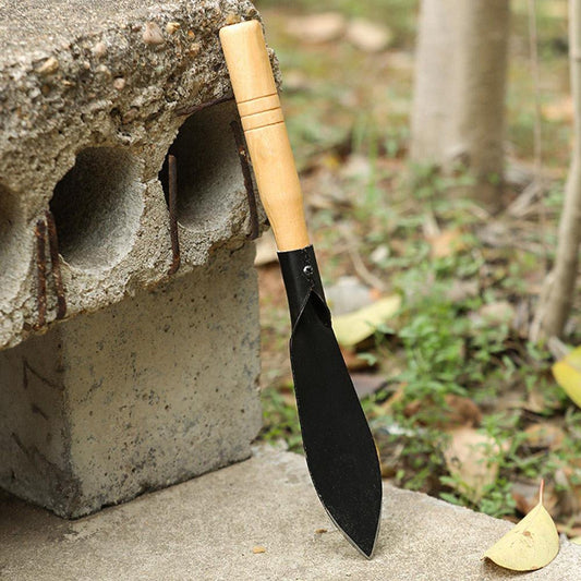 Heavy Duty Gardening Trowel with Wooden Handle (1 Pc) signaturekarts