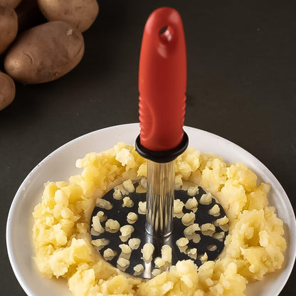 High Grade Stainless Steel Potato Pav Bhaji Masher with Plastic Handle (1 Pc) Signaturekarts