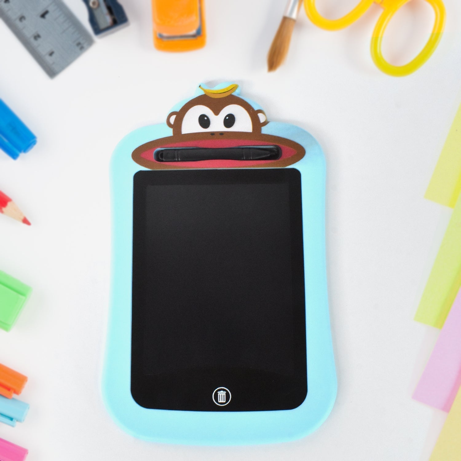 Kids Portable LCD Writing Tablet (1 Pc / Mix Design) Signature kart