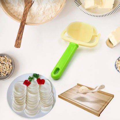 Plastic Cake Ball Cutter - Round Roll Forming Mold for Baking & Puri Making (1pc) signaturekarts