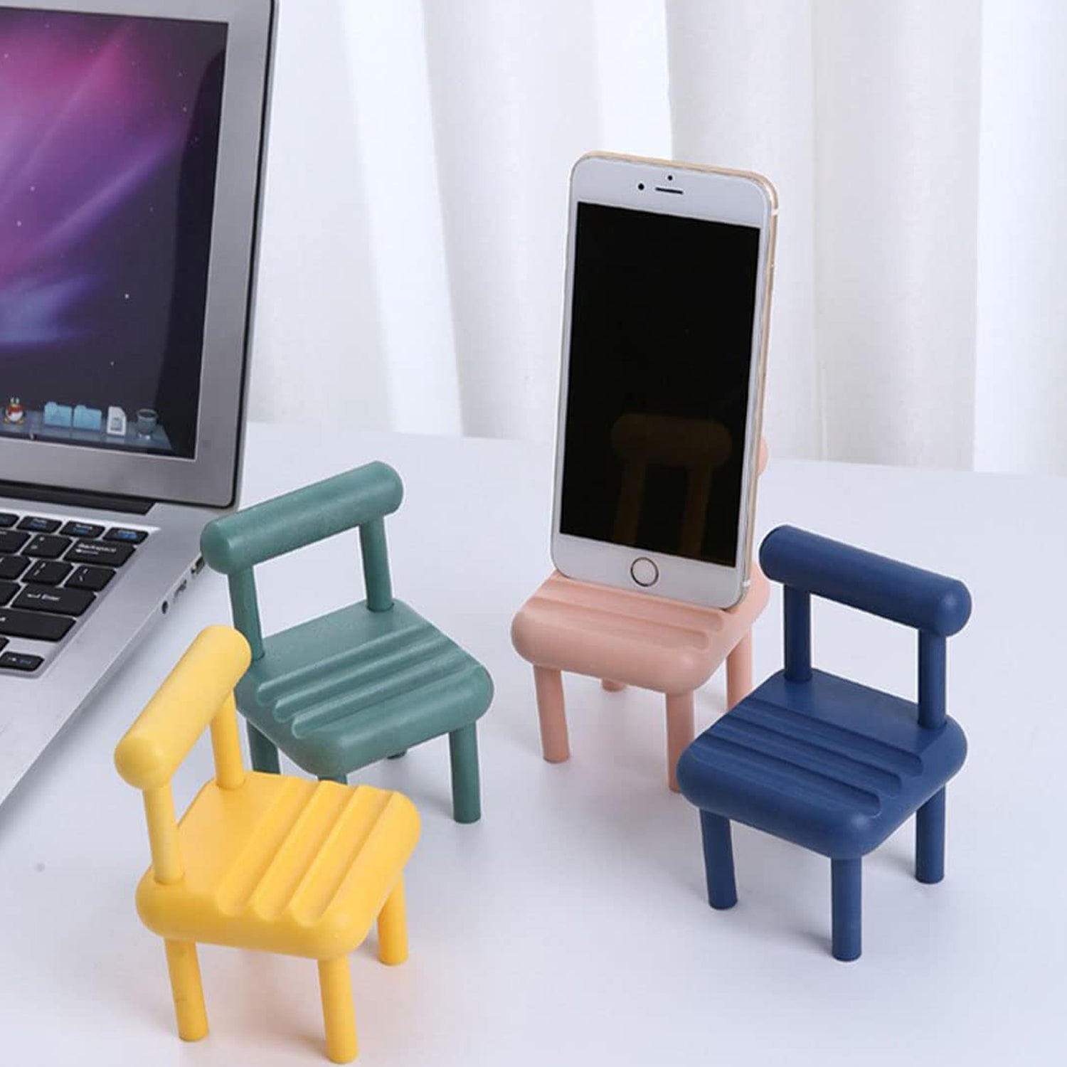 Mini Chair Phone Holder for All Mobile Phones (1 Pc) signaturekarts