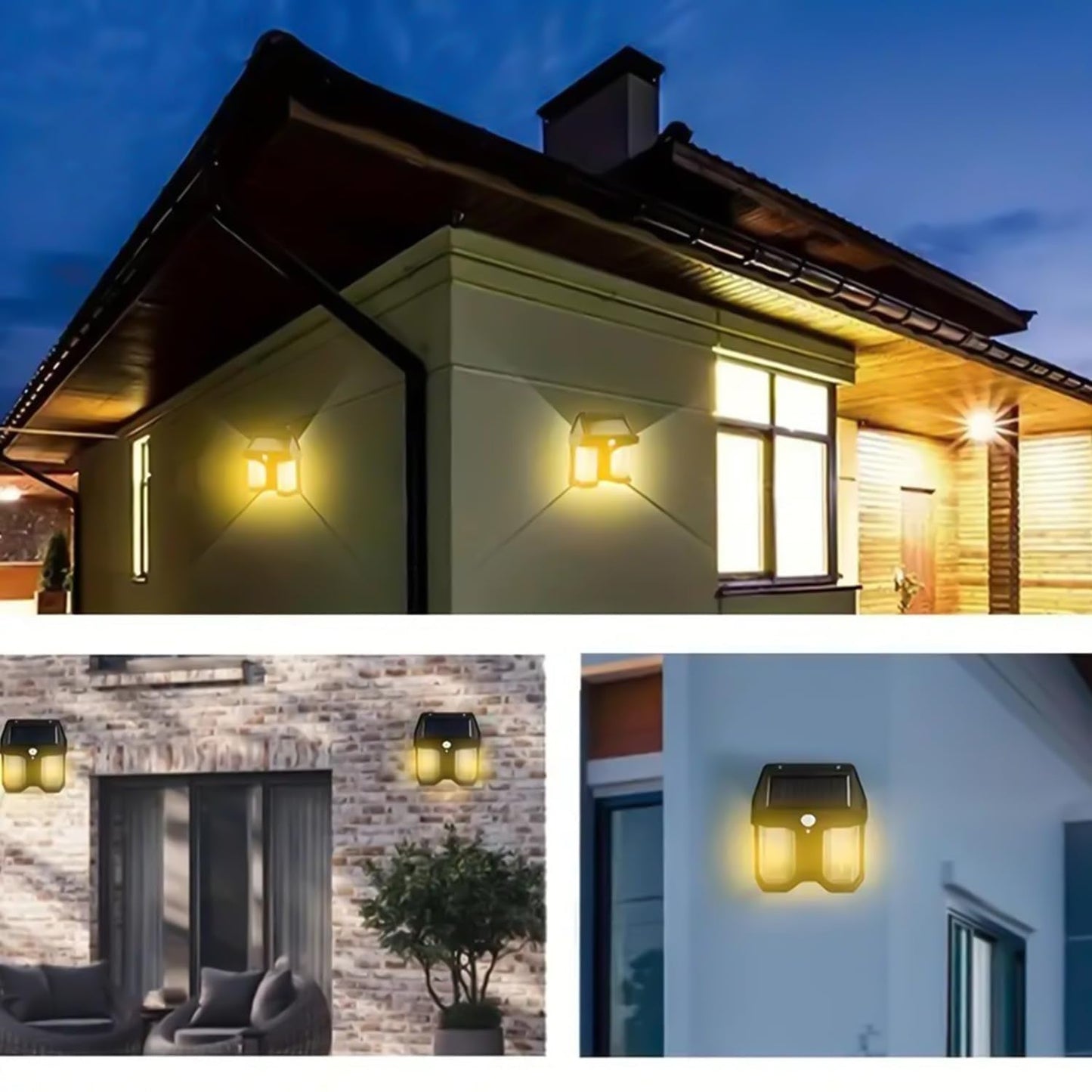Outdoor Solar Wall Lamp Waterproof High Quality Induction Garden Night Lamp 1 Pc signaturekarts