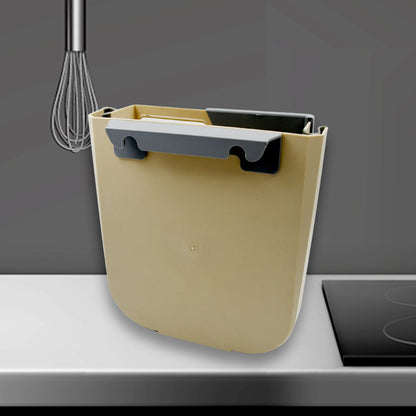 Foldable Hanging Trash Can – Space-Saving Waste Bin for Kitchen, Bathroom & Car signaturekarts