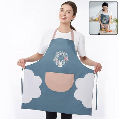 Multipurpose Kitchen Cooking Apron with Front Pocket (1 Pc) The Morsignaturekarts