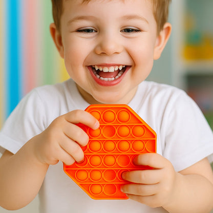 Premium Hexagon Shape Silicone Pop It Fidget Toy (1 Pc) signaturekarts