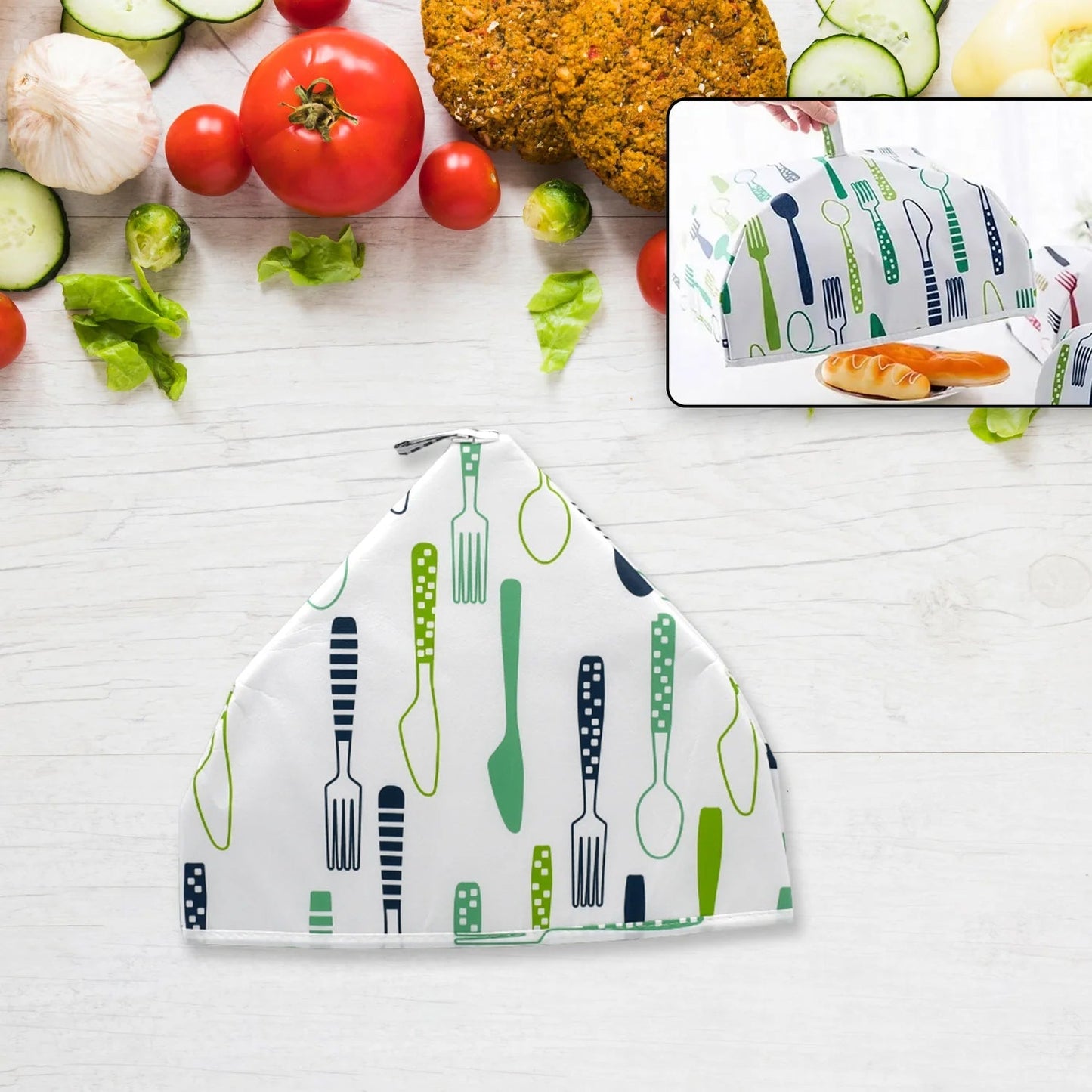 Foldable Food Covers, Kitchen Lid Foldable Cover (1 Pc / Small) Signature kart