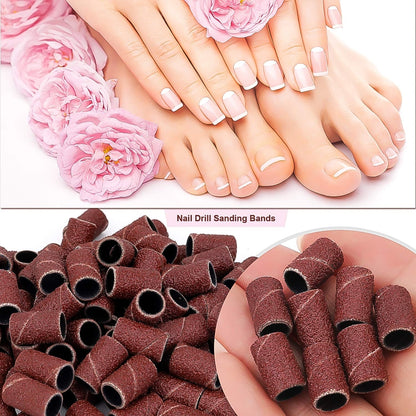 Nail Drill Sanding Band Machine Replacement Bits Pedicure Tool (10 Pcs Set) signaturekarts