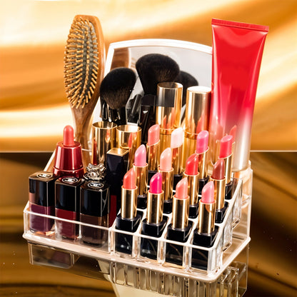 16 Compartment Cosmetic Makeup Jewellery Lipstick Storage Organiser Box Signature kart