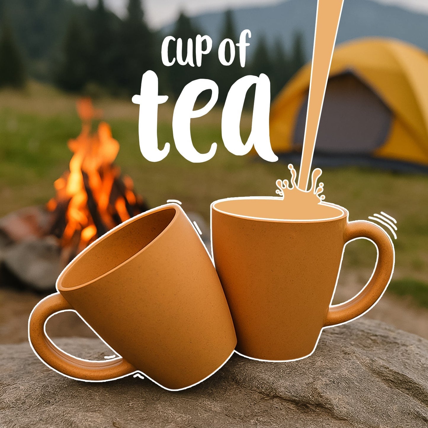 Konvex Premium Coffee and Tea Mugs (2 Pc / 350ML) signaturekarts