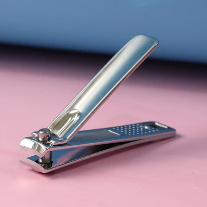 Cute Nail Clipper with Nail Catcher, Nail File - Stainless Steel (1 Pc) Signaturekarts