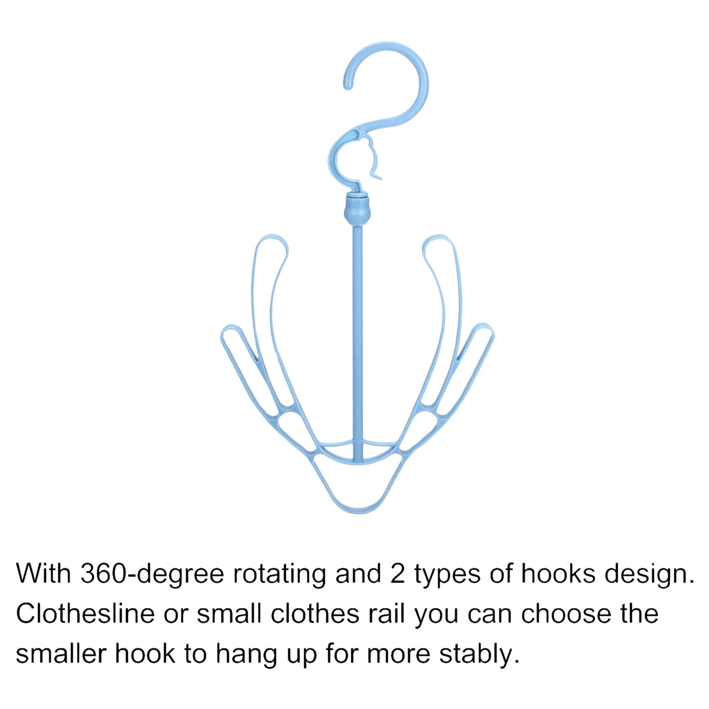 Small Shoes Drying Hanger, Rotatable Shoe Hanging Racks (1pc) signaturekarts
