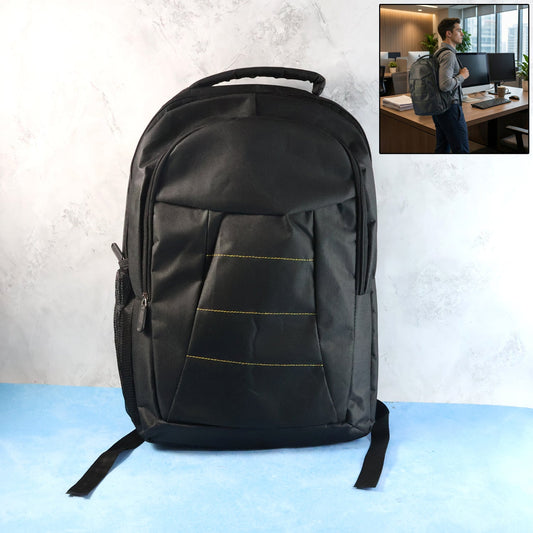 Lightweight Water-Resistant Laptop Bag with Pockets & Adjustable Strap Your Brand