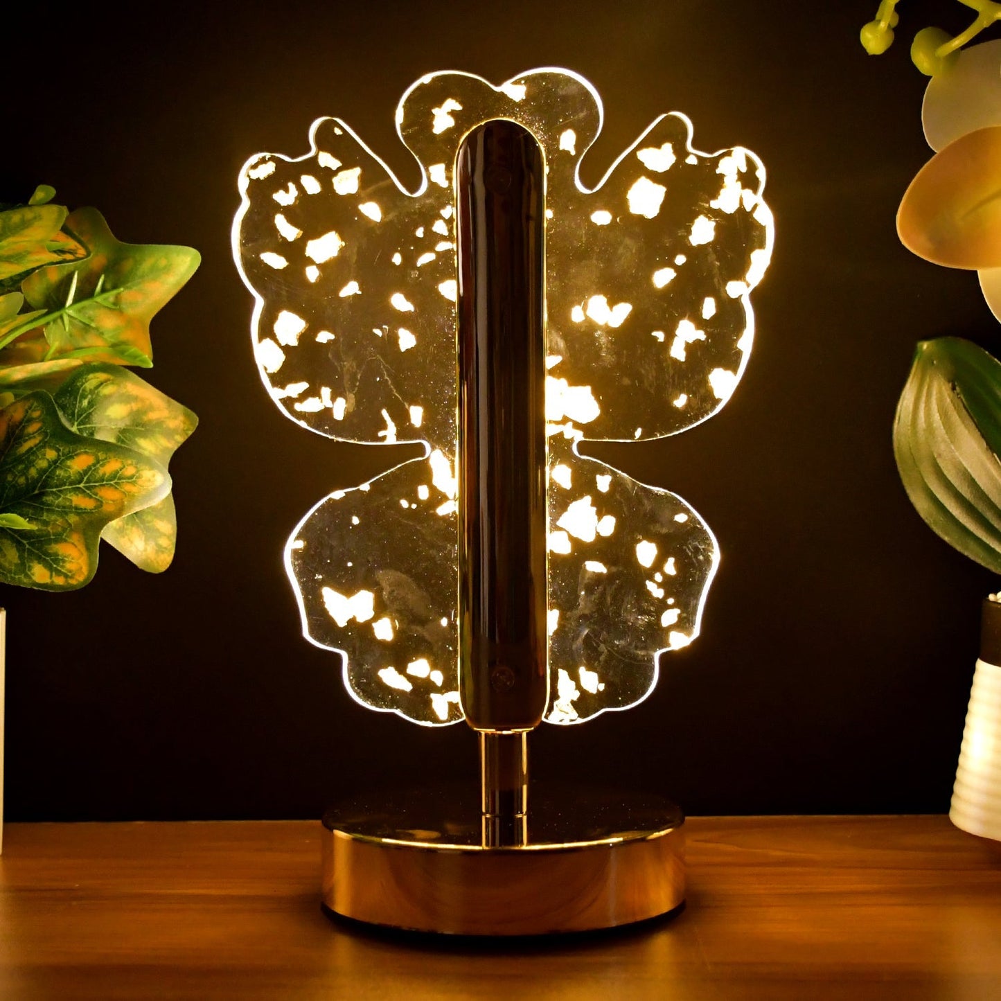 Luxury Golden Crystal LED Table Lamp (1 Pc) signaturekarts