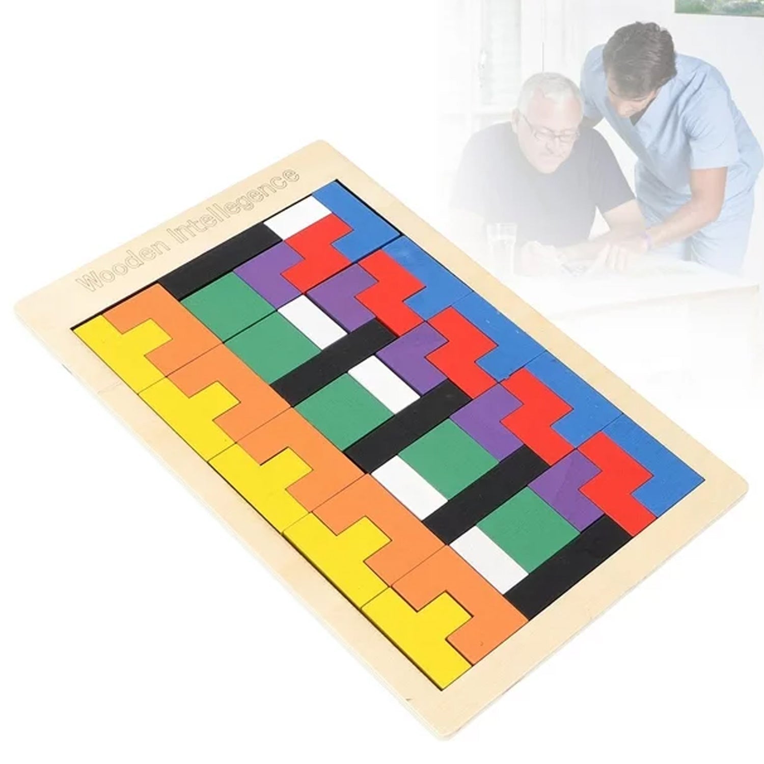 Wooden Blocks Puzzle Children's Educational Toys signaturekarts