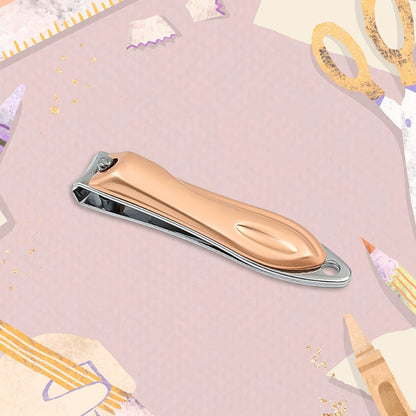 Stainless Steel Folding Portable Large Nail Clippers with Nail File (1 Pc / Mix Design) signaturekarts