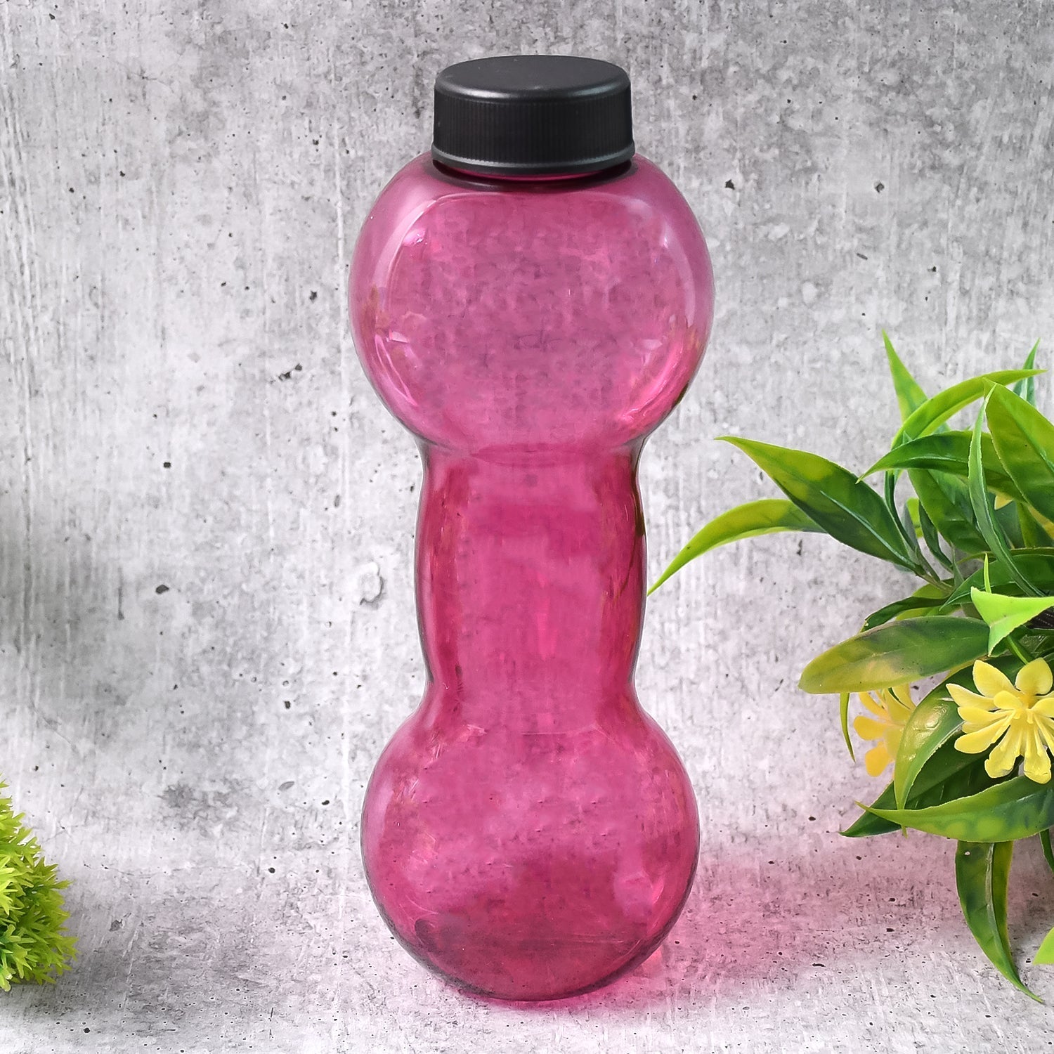 Unbreakable Plastic dumbbell Shape Water Bottle  (550 ml / 1 Pc) Signature kart