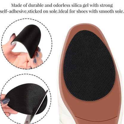 Non-Slip Shoe Pads, Rubber Shoe Sole Protector Pads,  for Ladies Shoes, High Heels signaturekarts