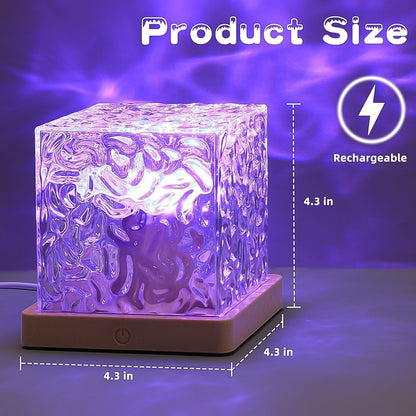 Ocean Wave Projector Lamp – 3D Water Wave LED Night Light with Remote Signaturekarts