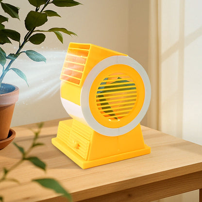 Mini Dual-Blade Portable USB Table Fan Signature kart