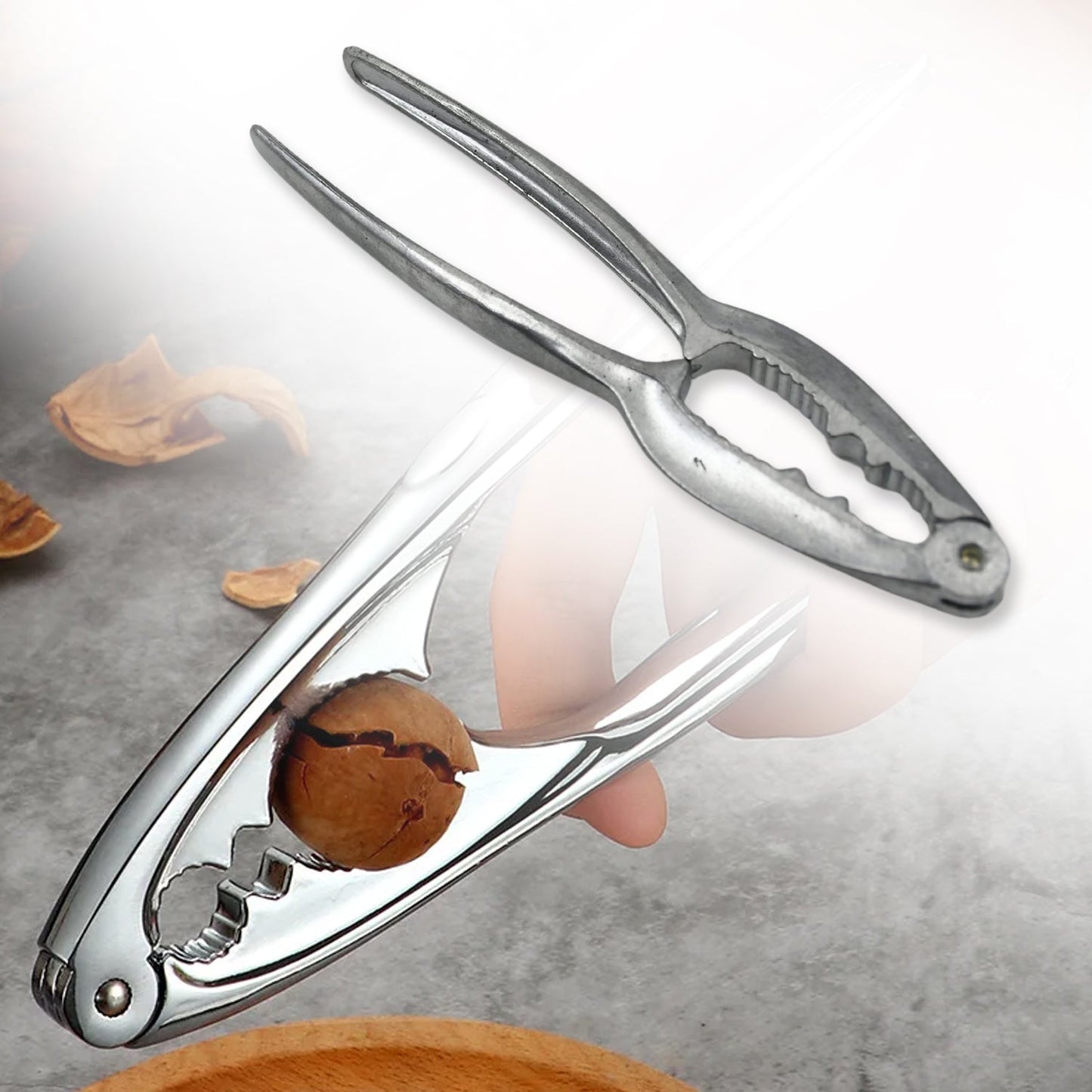 Luxury Stainless Walnut Cracker – Portable Nut Cutter & Pliers signaturekarts