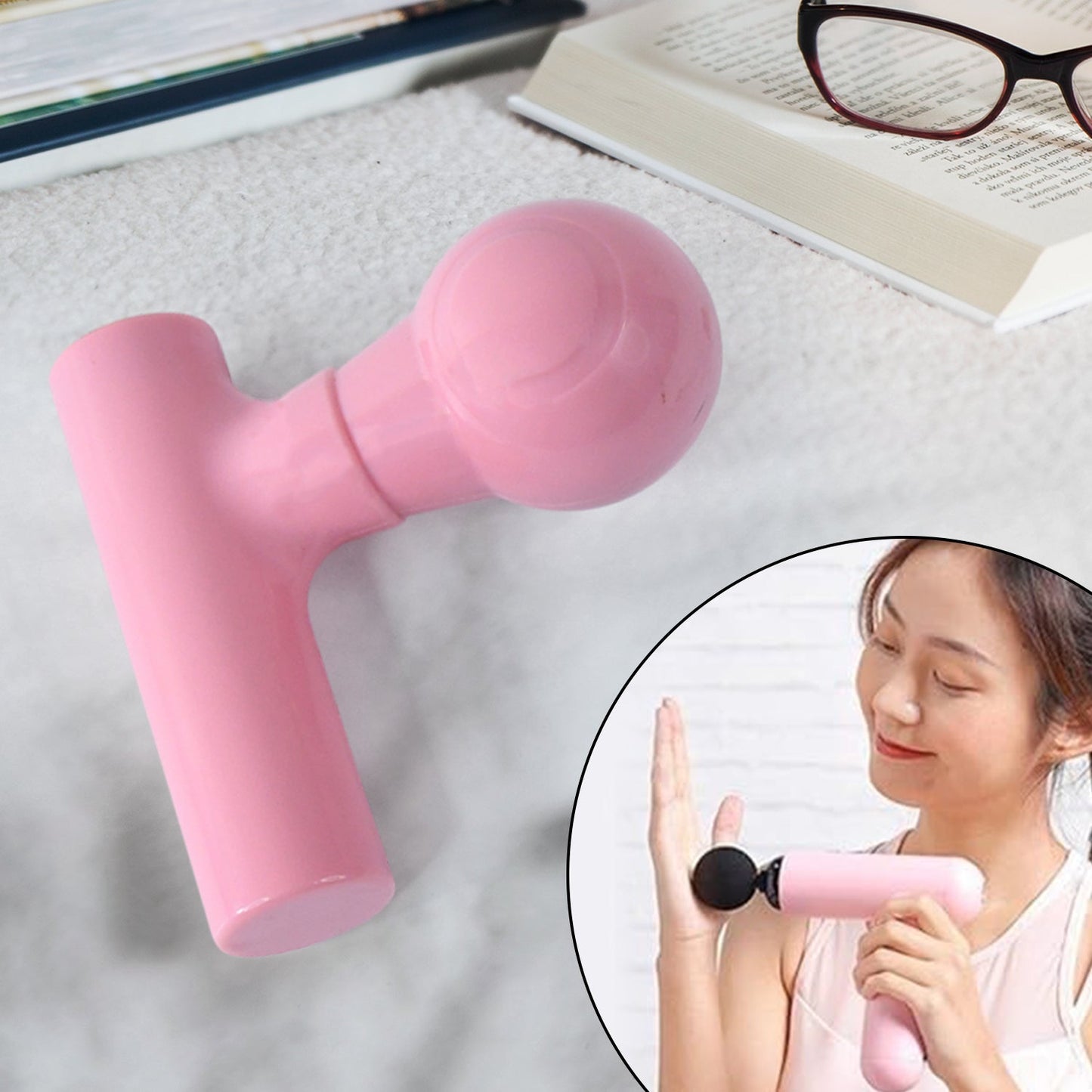 Black Mini Pocket Size Massager Signaturekarts