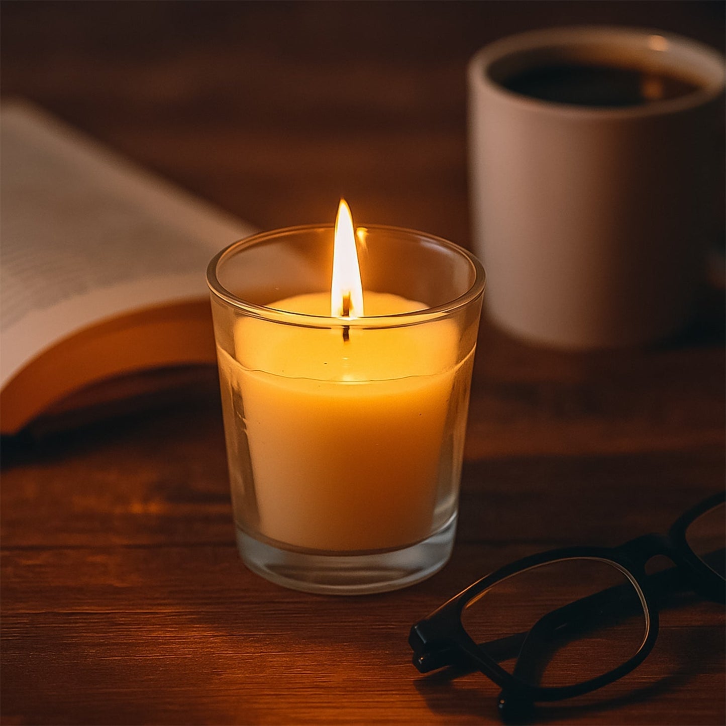 In'lief Scented Votive Jar Candle in Glass / Sweet Dreams Soy Blend Candle (50 Gm) signaturekarts