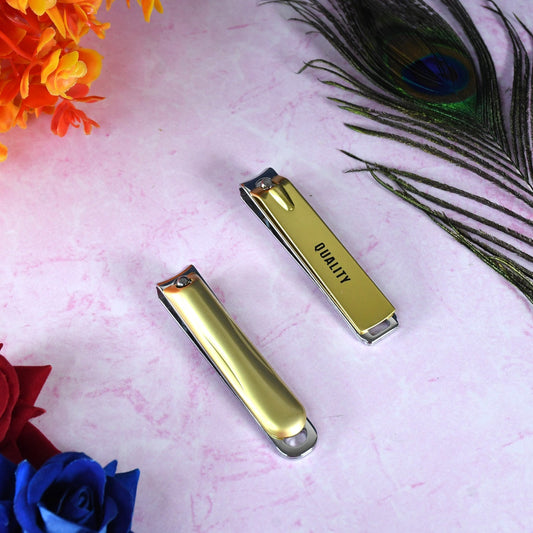 Stainless Steel Folding Portable Large Nail Clippers with Nail File (1 Pc / Mix Design) signaturekarts