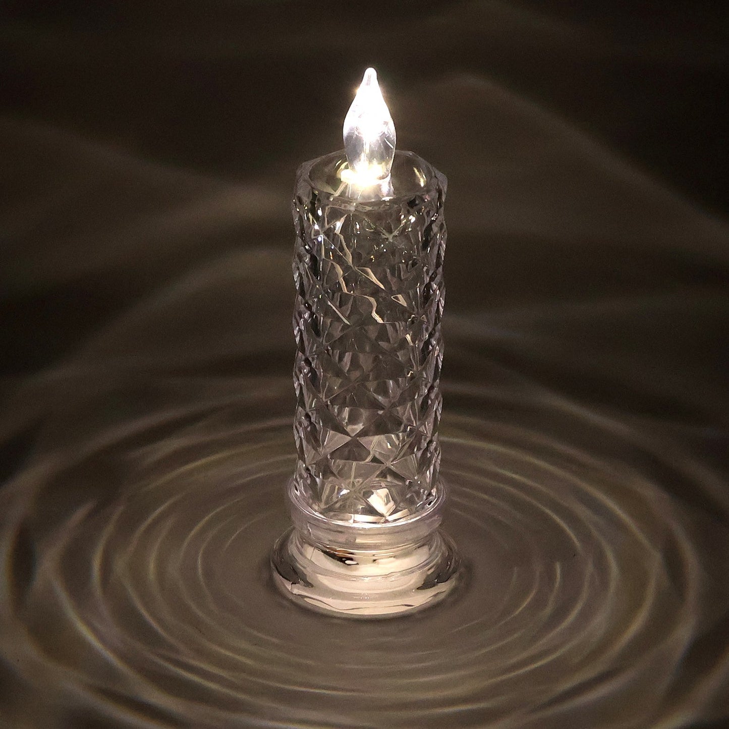 Decorative LED Crystal Candle Light (1 Pc) signaturekarts