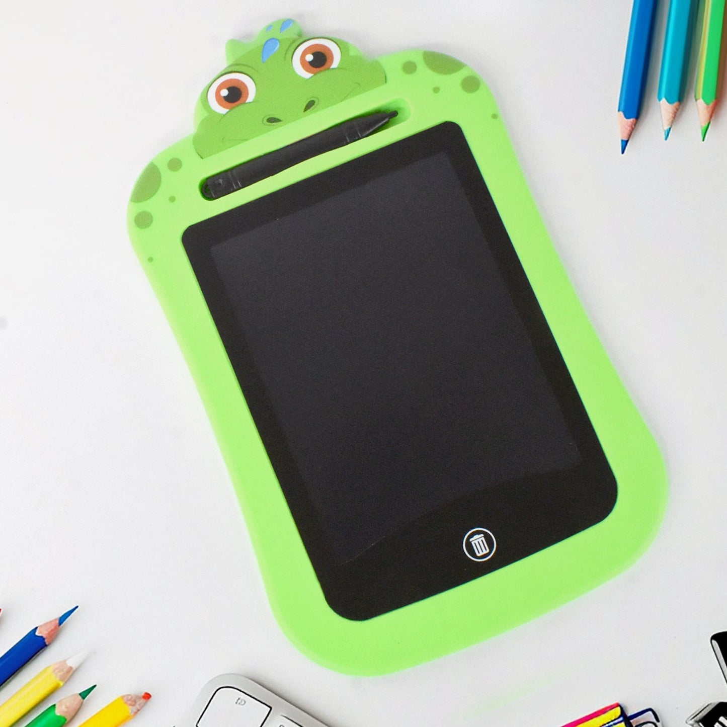 Kids Portable LCD Writing Tablet (1 Pc / Mix Design) Signature kart